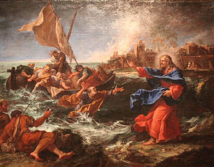 Sebastiano Ricci The Miraculous Draught of Fishes oil painting picture